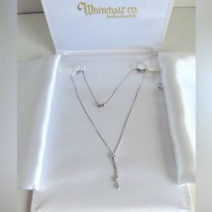 10k White Gold Necklace NWOT